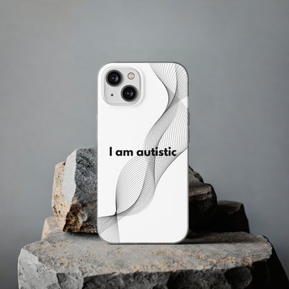 "I am autistic" High Quality Phone Case