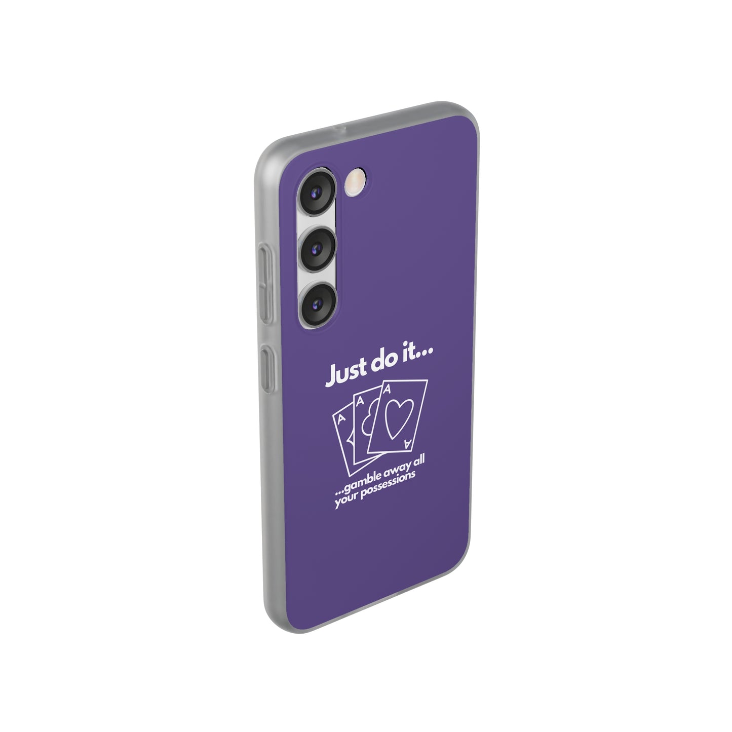 "Just do it... gamble" High Quality Phone Case