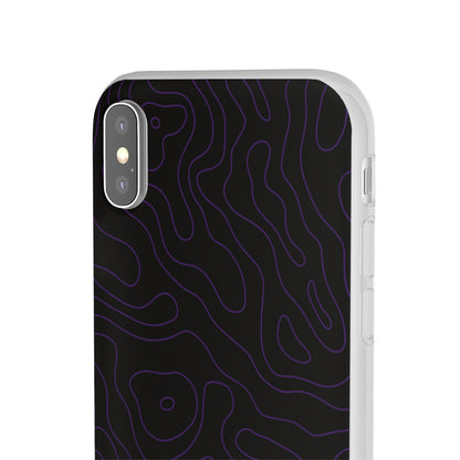 "Purple Topography" High Quality Phone Case