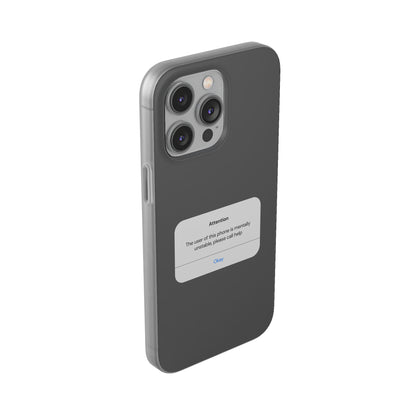 "Attention Notification" High Quality Phone Case