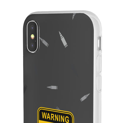 "Warning, my phone is not the only thing in my pocket" High Quality Phone Case