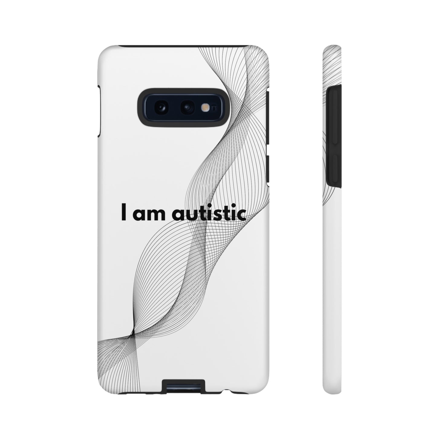 "I am autistic" Premium Quality Phone Case