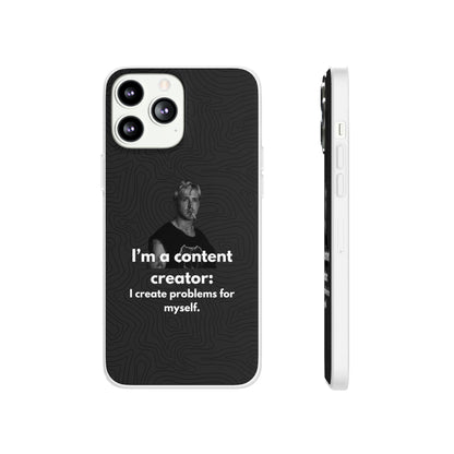 "I'm a content creator" High Quality Phone Case