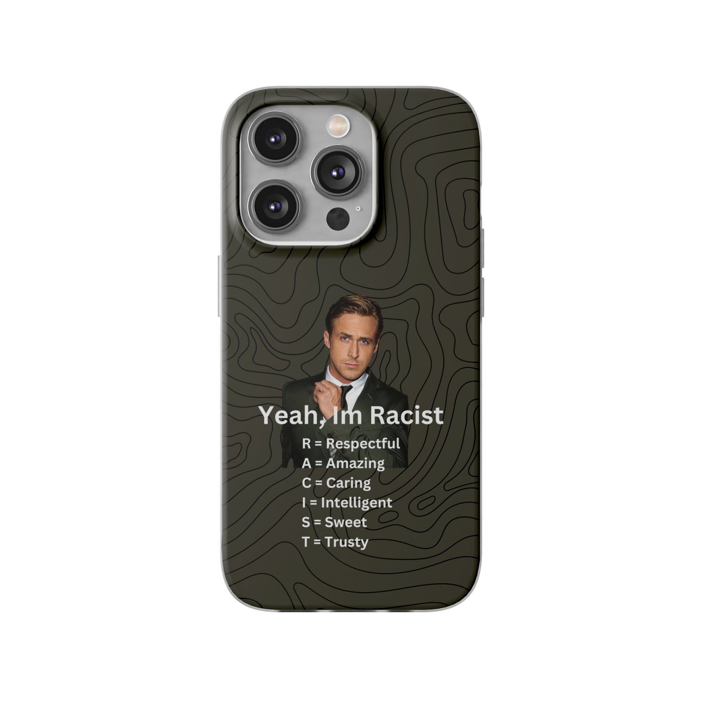 "Yeah, I'm Racist" High Quality Phone Case