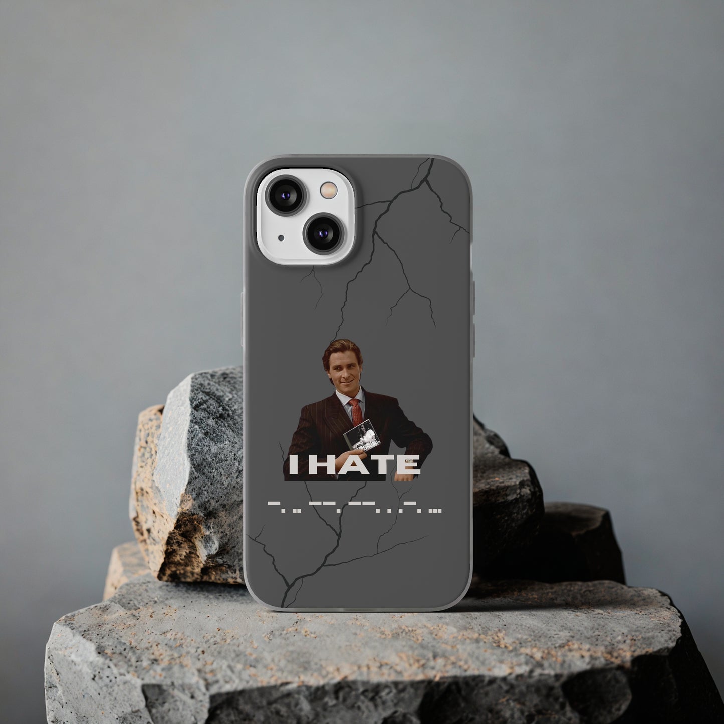 "I hate -. .. --. --. . .-. ... " High Quality Phone Case