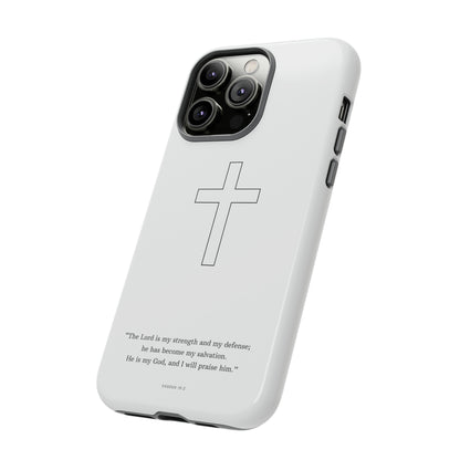 "Exodus 15:2" Premium Quality Phone Case