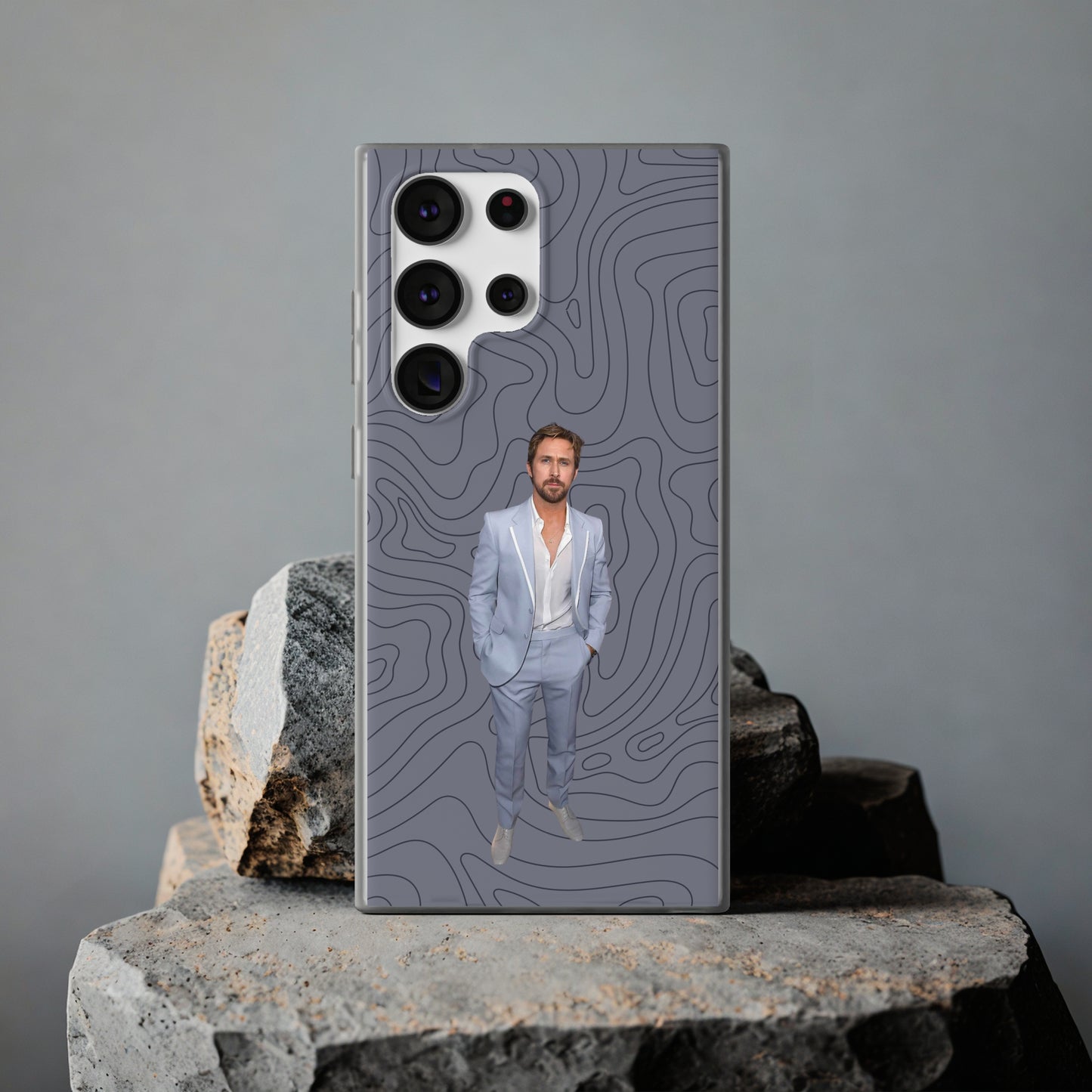 "Ryan Gosling blue" High Quality Phone Case