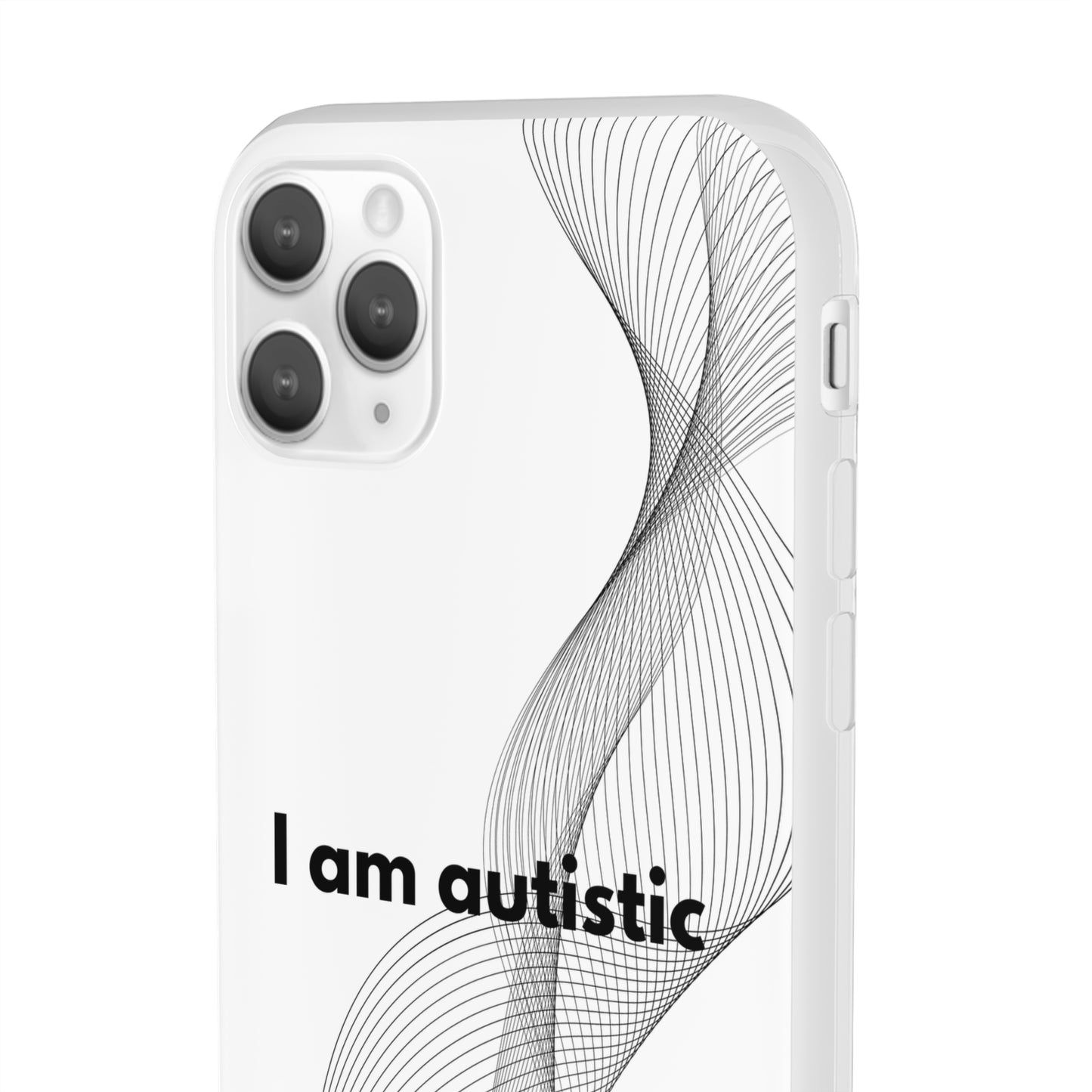 "I am autistic" High Quality Phone Case