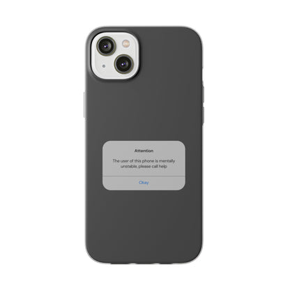 "Attention Notification" High Quality Phone Case