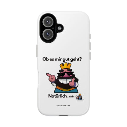 "Ob es mir gut geht?" Premium Quality Phone Case