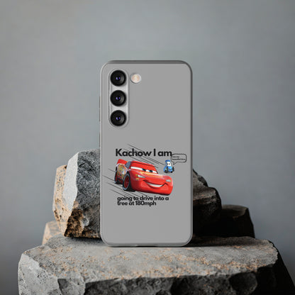 "Kachow into a tree" High Quality Phone Case