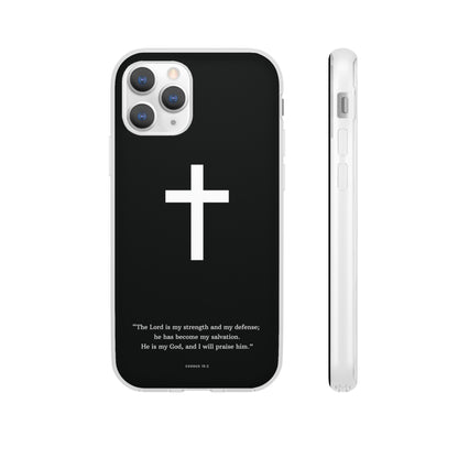 "Exodus 15:2 black edition" High Quality Phone Case