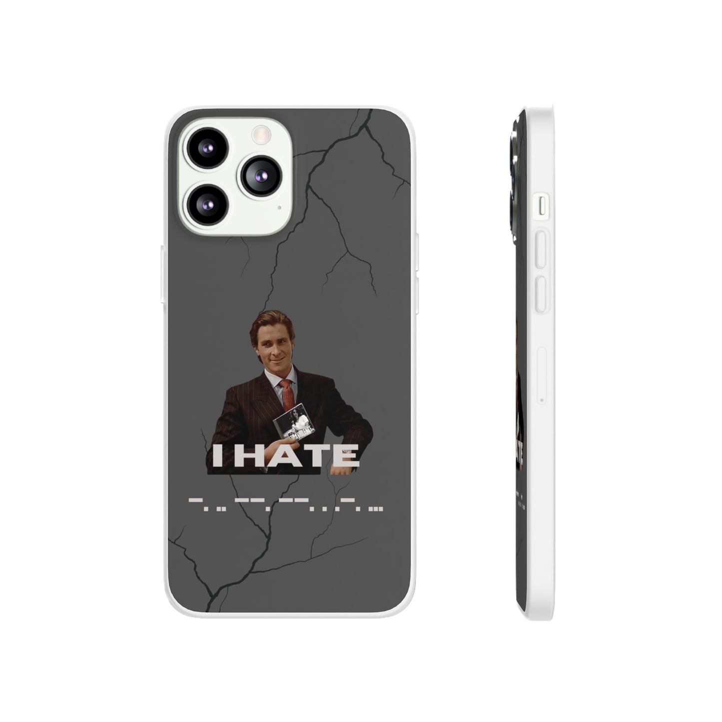 "I hate -. .. --. --. . .-. ... " High Quality Phone Case