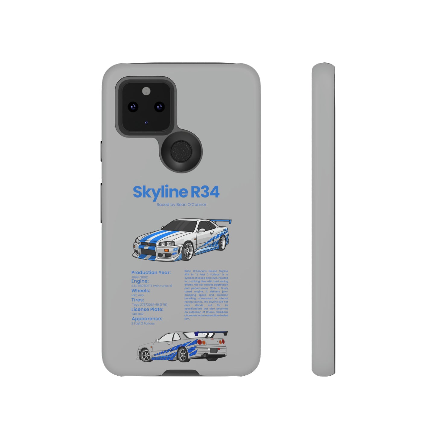 "Skyline R34" Premium Quality Phone Case