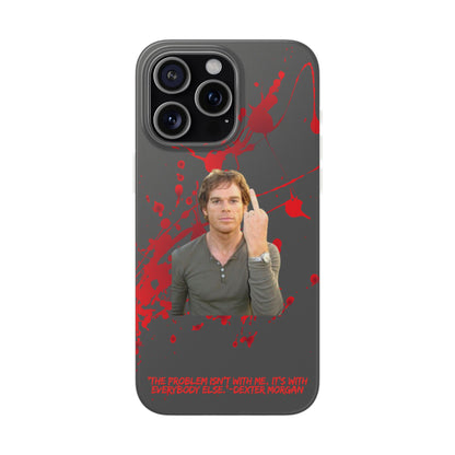 Dexter Middle Finger High Quality Phone Case