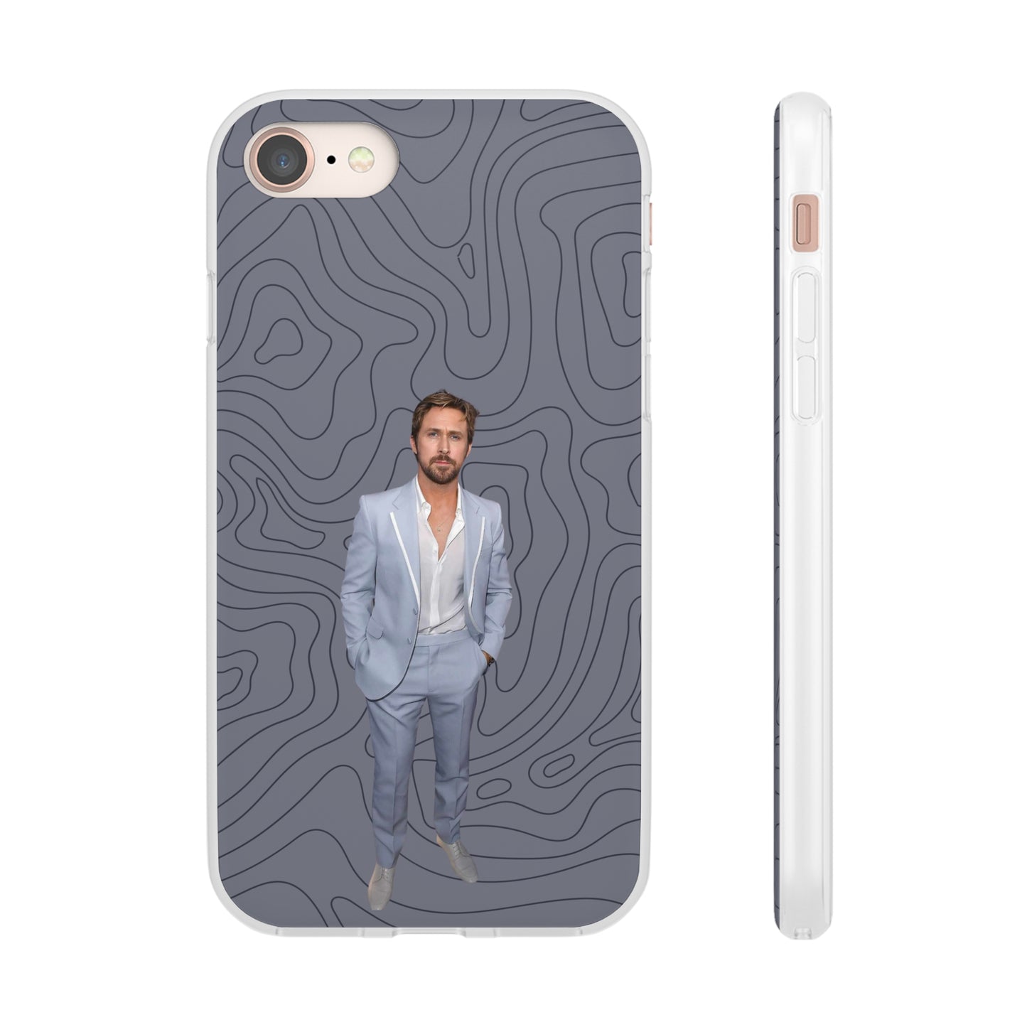 "Ryan Gosling blue" High Quality Phone Case