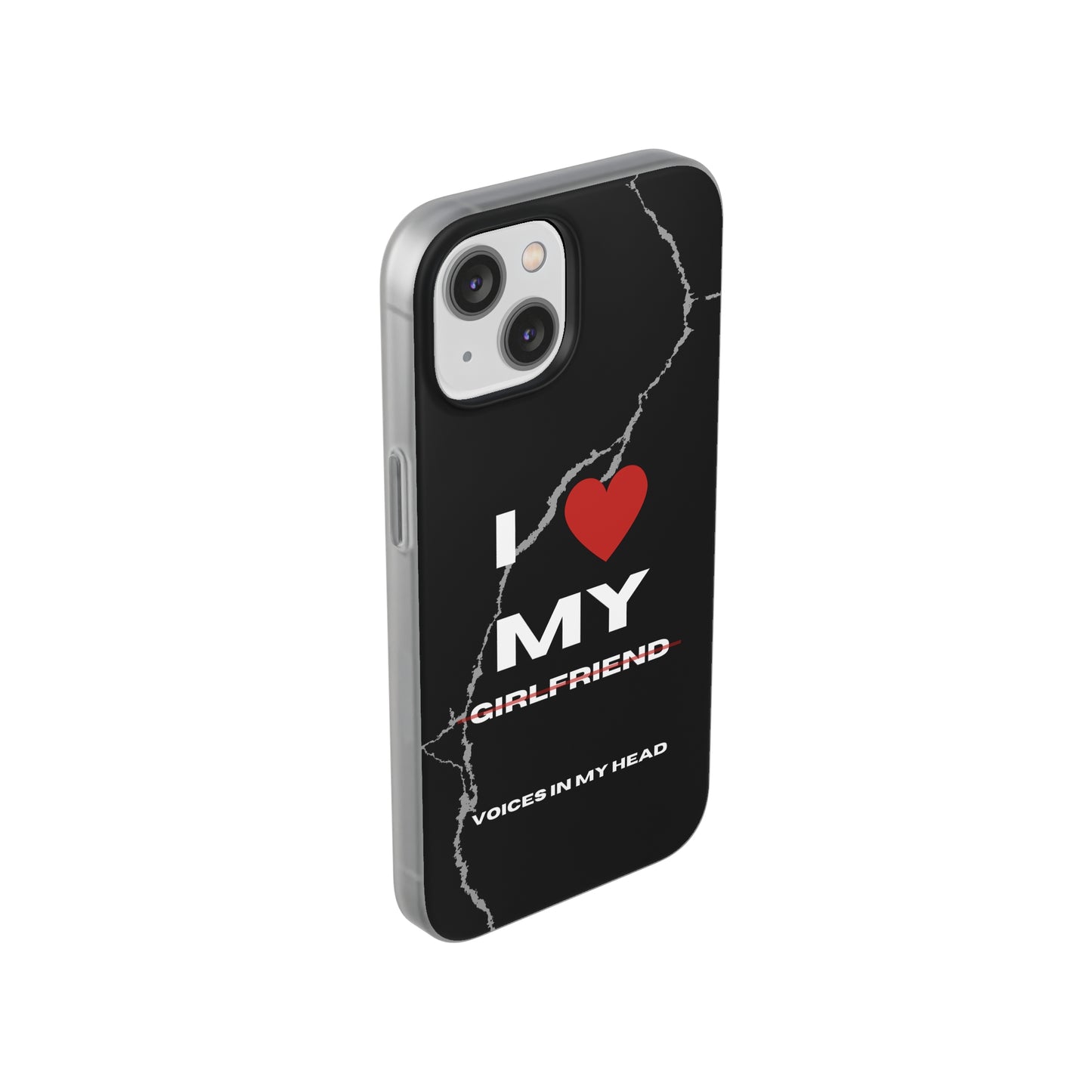 "I love my voices in my head" High Quality Phone Case