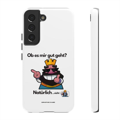 "Ob es mir gut geht?" Premium Quality Phone Case