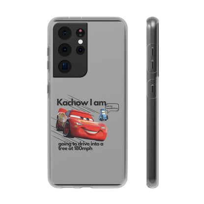 "Kachow into a tree" High Quality Phone Case