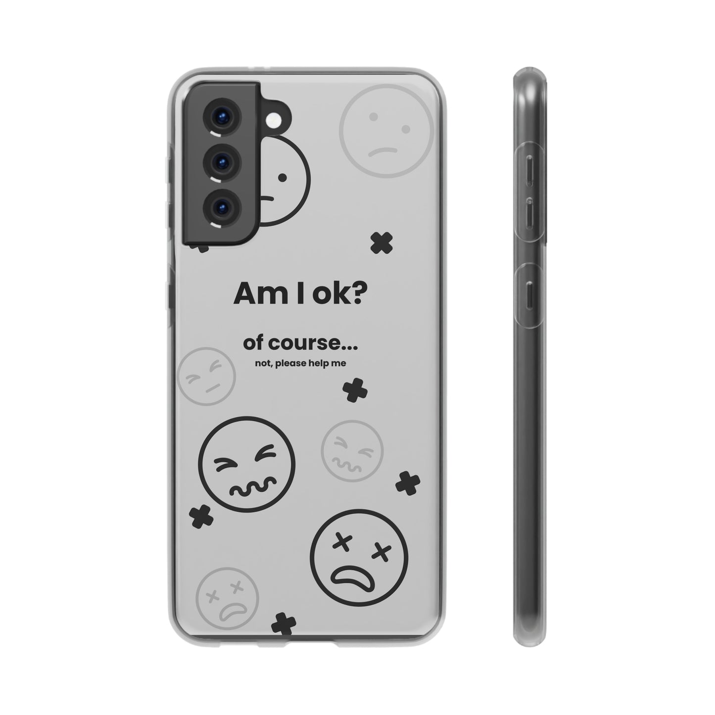 "Am I ok?" High Quality Phone Case