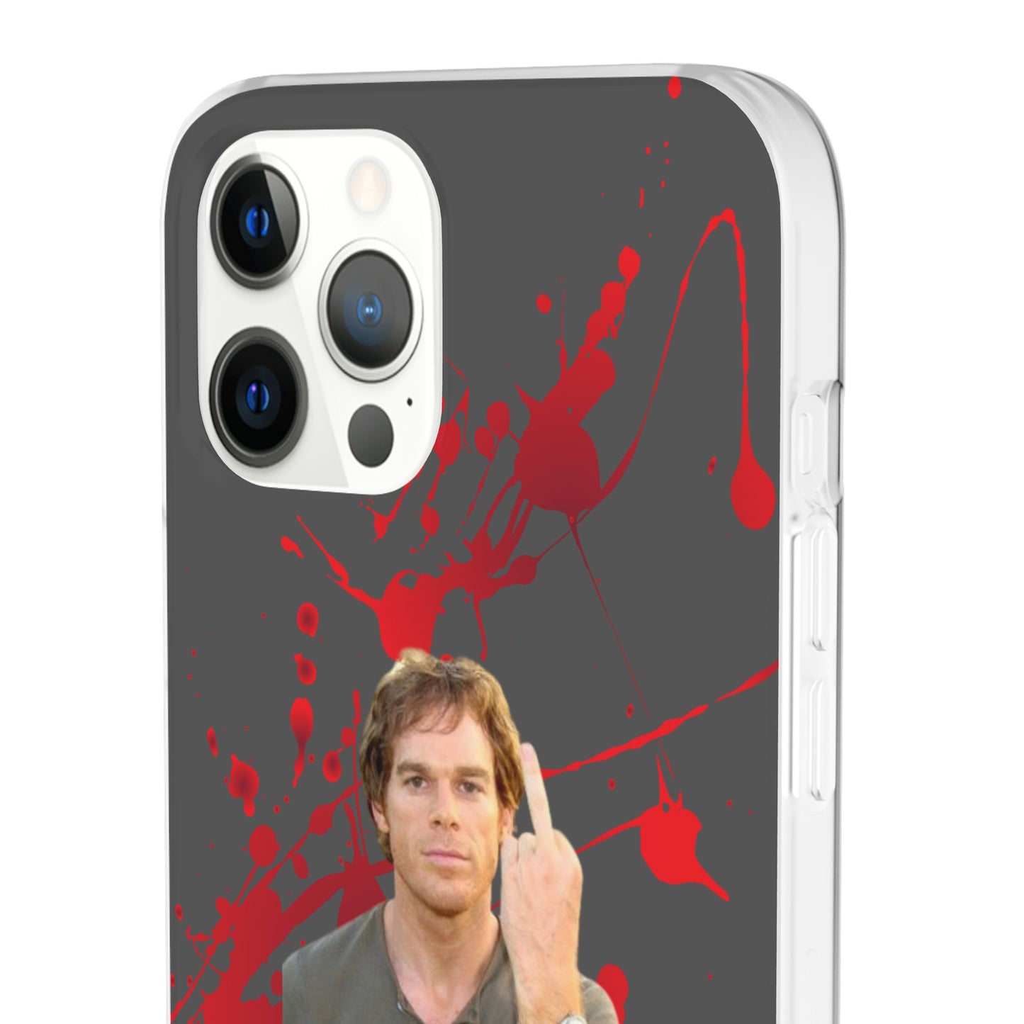 Dexter Middle Finger High Quality Phone Case