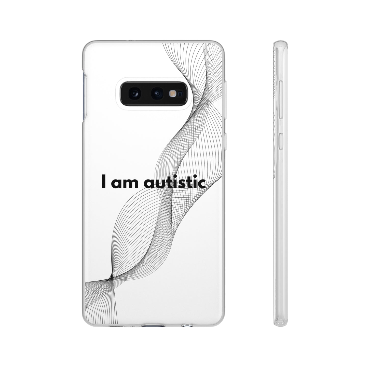 "I am autistic" High Quality Phone Case