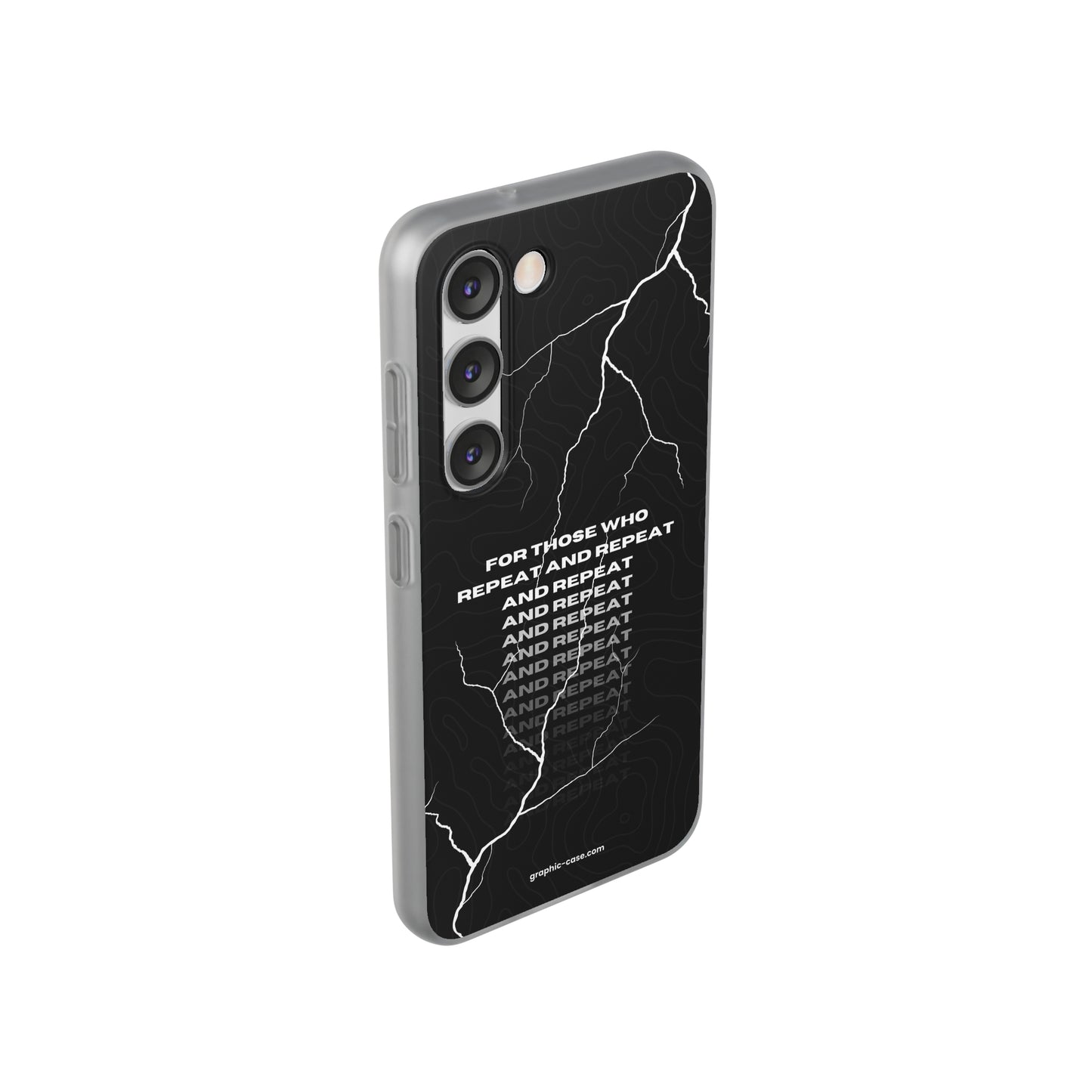 "For those who repeat and repeat..." High Quality Phone Case