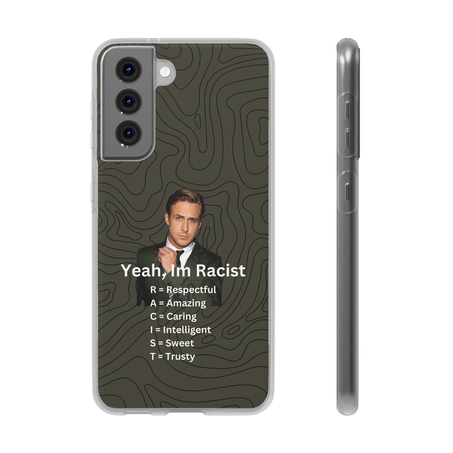 "Yeah, I'm Racist" High Quality Phone Case