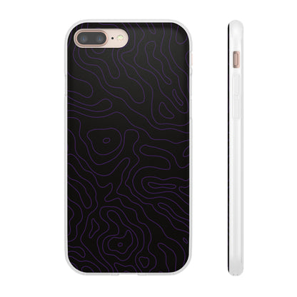 "Purple Topography" High Quality Phone Case