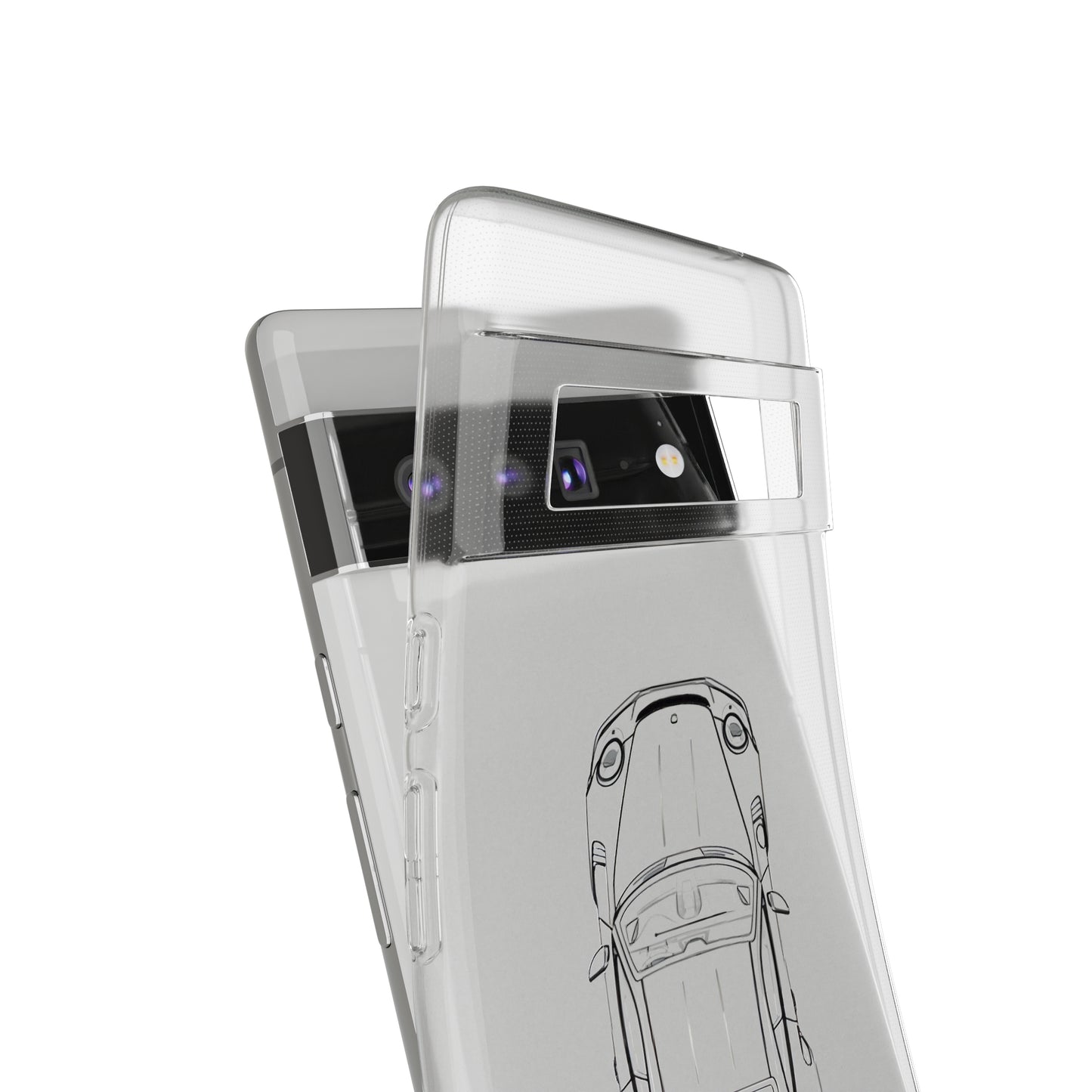 "Car Blueprint" High Quality Phone Case