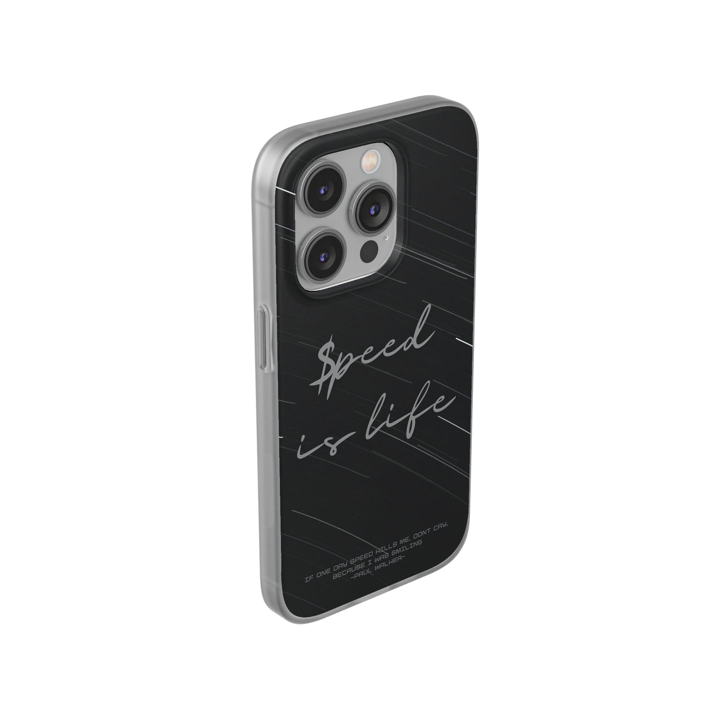 "Speed is life" High Quality Phone Case