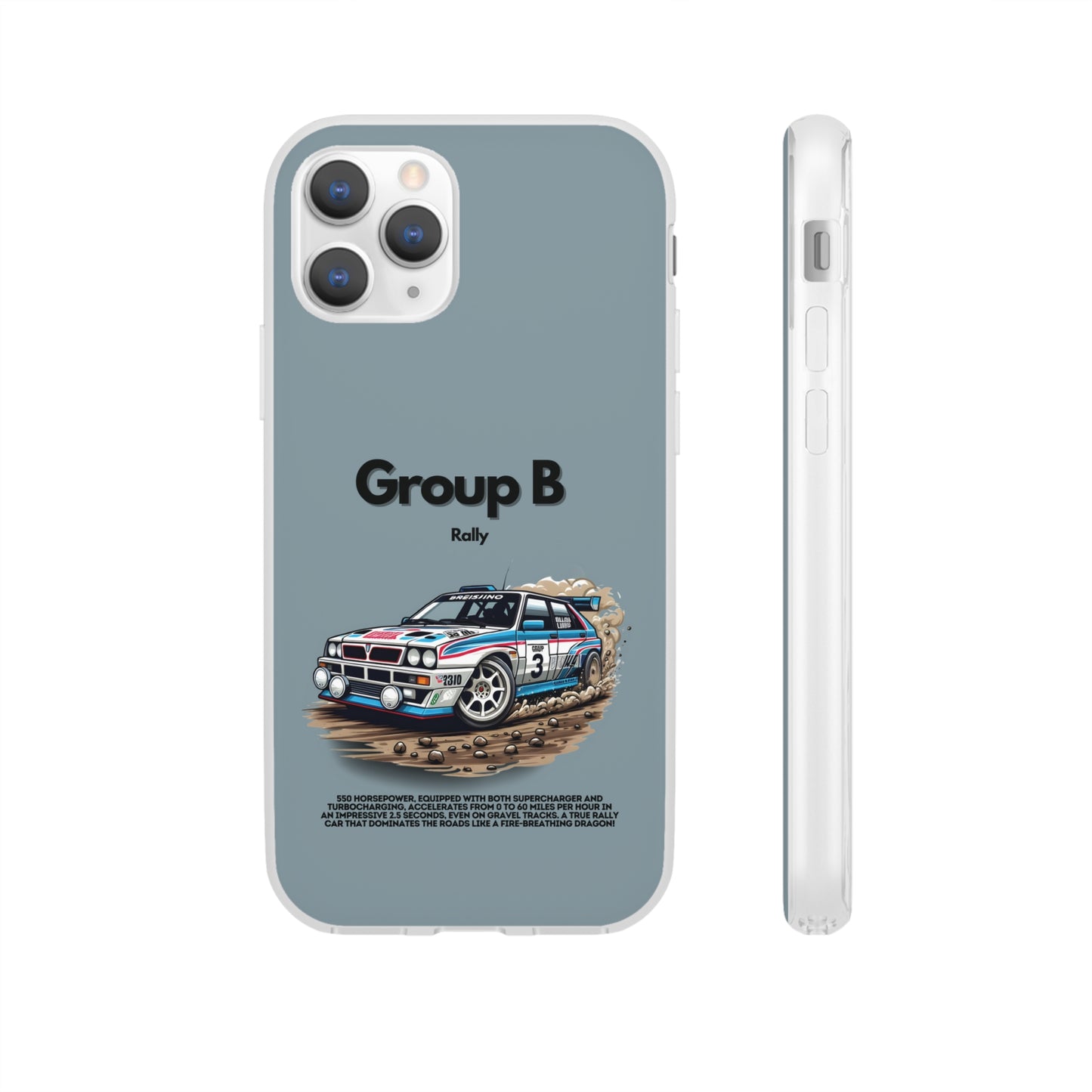 "Group B Rally Delta S4" High Quality Phone Case