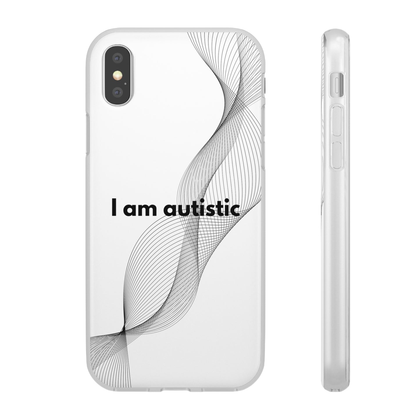 "I am autistic" High Quality Phone Case