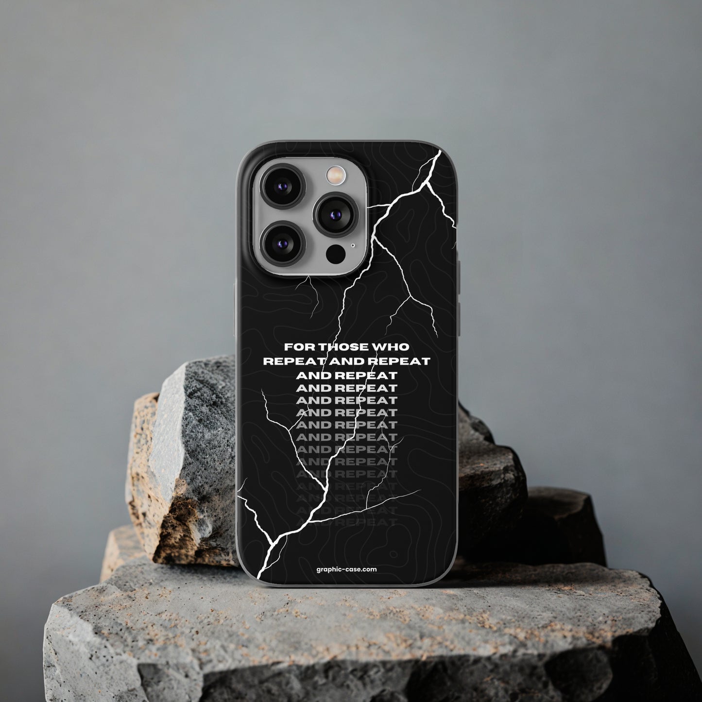 "For those who repeat and repeat..." High Quality Phone Case