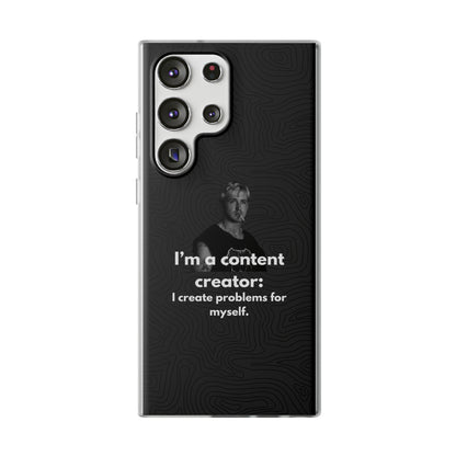 "I'm a content creator" High Quality Phone Case