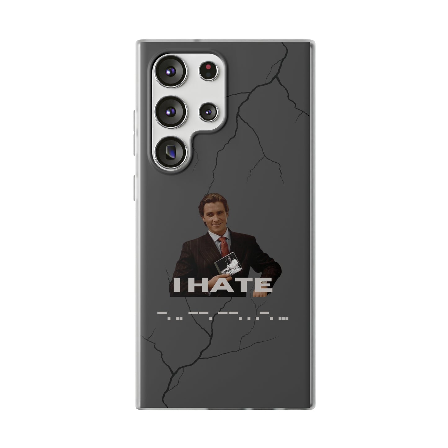 "I hate -. .. --. --. . .-. ... " High Quality Phone Case