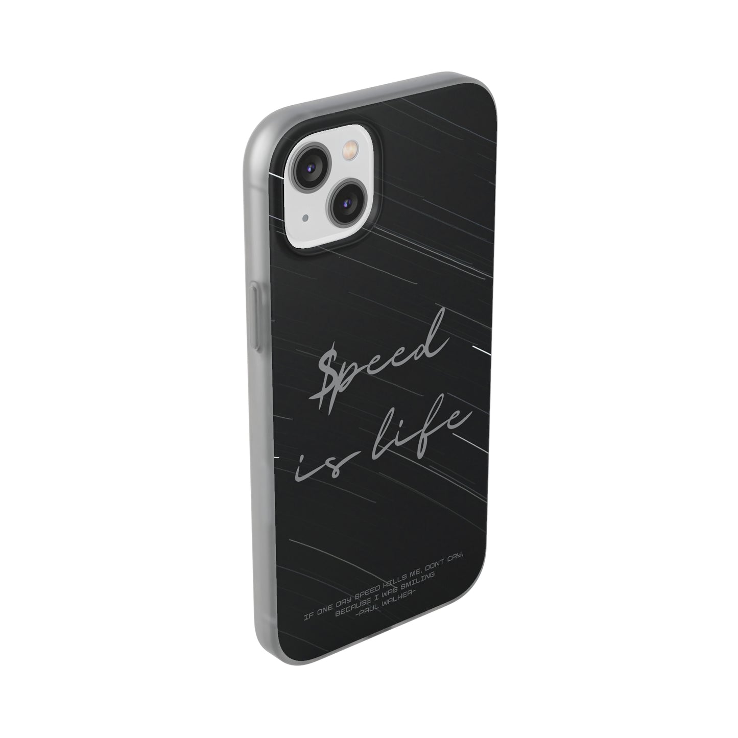 "Speed is life" High Quality Phone Case