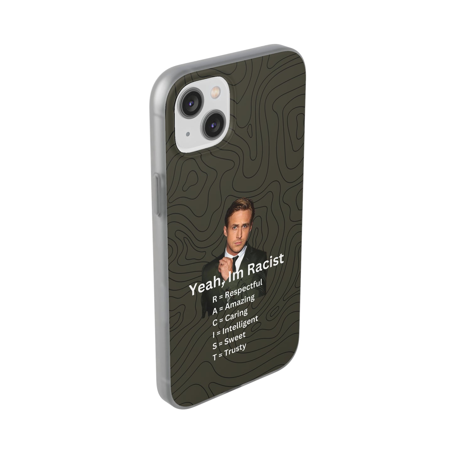 "Yeah, I'm Racist" High Quality Phone Case