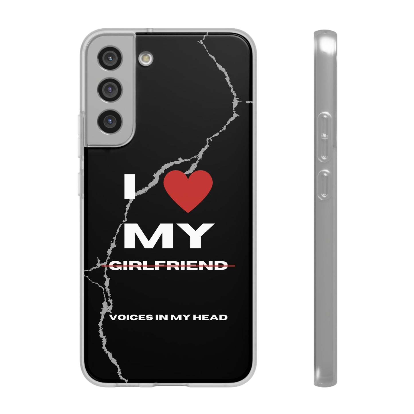 "I love my voices in my head" High Quality Phone Case