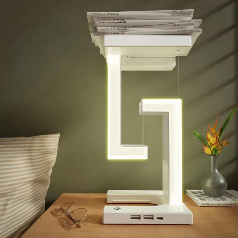 Floating Wireless Charging Table Lamp